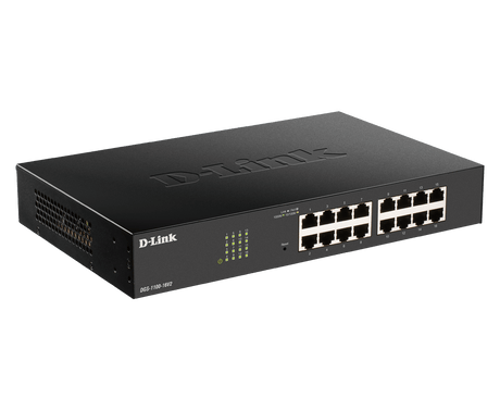D-Link | Smart Managed Switch | DGS-1100-16V2 | Managed | Desktop | Power supply type 100 to 240 V AC, 50 to 60 Hz Internal