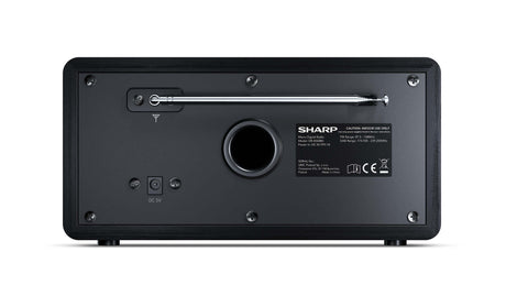 Sharp DR-450(BK) Digital Radio, FM/DAB/DAB+, Bluetooth 4.2, Alarm function, Midnight Black | Sharp | Digital Radio | DR-450(BK) | Bluetooth | Midnight Black