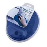 Gembird | MP-GEL-B Gel mouse pad with wrist support, blue | Gel mouse pad | Blue