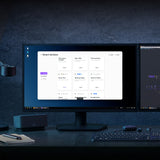 Logitech MX Keys S Belaidė klaviatūra, RF Wireless+Bluetooth, Illuminated, US Int, Graphite