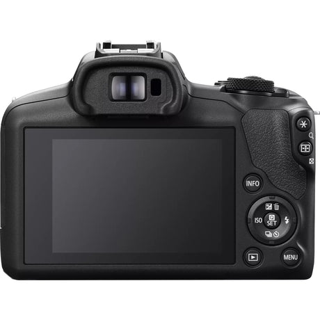 Canon | EOS R100 Mirrorless Camera + RF-S 18-45mm IS STM Lens + RF-S 55-210mm IS STM Lens | Megapixel 24.1 MP | Image stabilizer | ISO sensitivity (max) 256000 | Wi-Fi | Video recording | Manual | CMOS | Black