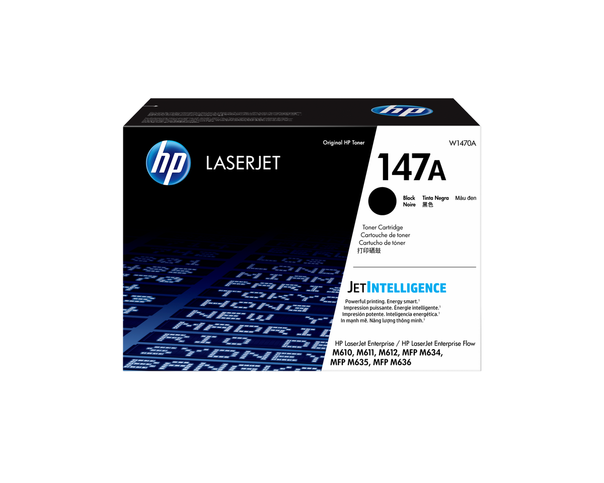HP 147A (W1470A) Lazerinė kasetė, Juoda