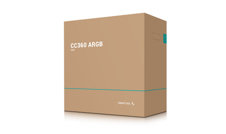Deepcool | Micro-ATX CASE | CC360 | Mini-ITX / Micro-ATX | ATX PS2 (maximum length: 160mm) | Black