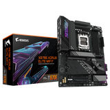Gigabyte X870E A ELITE WIFI7 | Processor family AMD | Processor socket AM5 | DDR5 | Supported hard disk drive interfaces SATA, M.2 | Number of SATA connectors 4