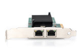 Digitus | Gigabit Ethernet PCI Express Card, 2-port 32-bit, low profile bracket, Intel chipset | DN-10132