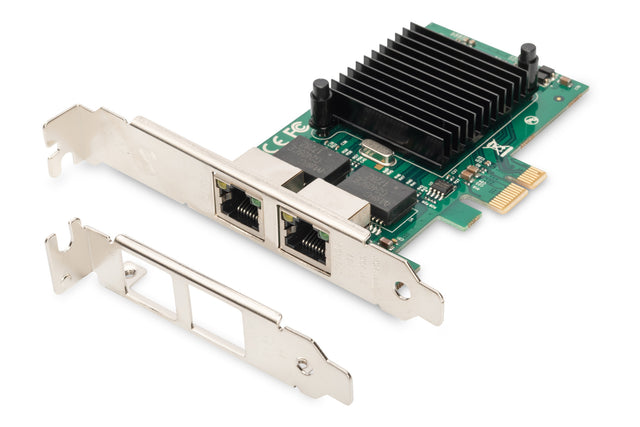 Digitus | Gigabit Ethernet PCI Express Card, 2-port 32-bit, low profile bracket, Intel chipset | DN-10132