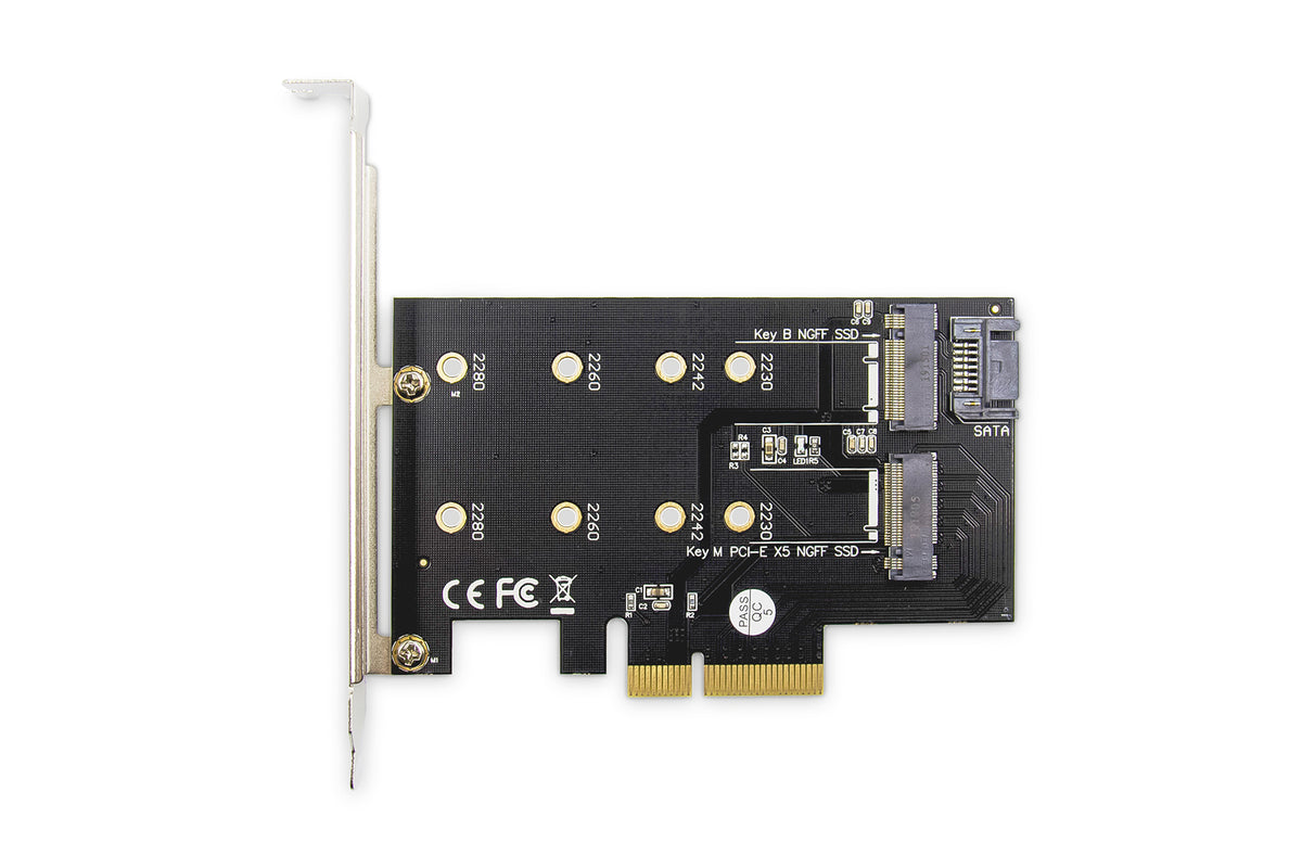 Digitus | M.2 NGFF / NVMe SSD PCI Express 3.0 (x4) Add-On Card | DS-33170