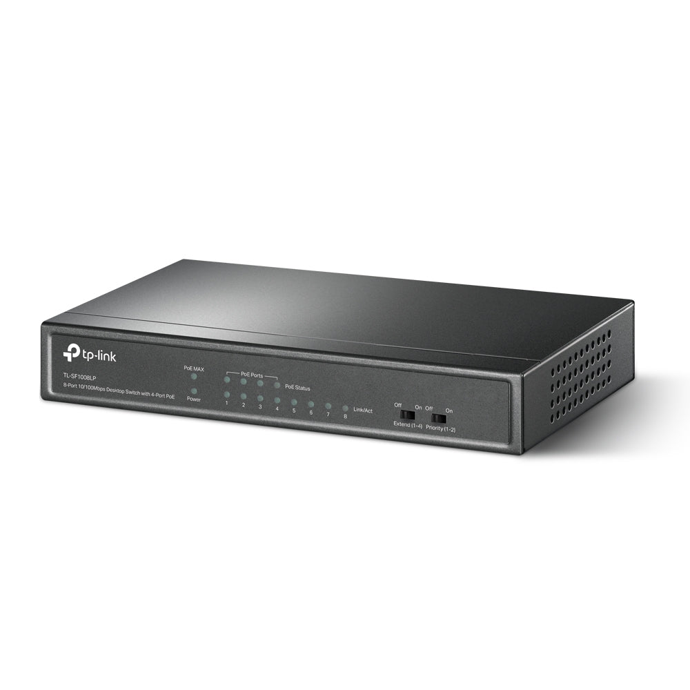 TP-LINK | Switch | TL-SF1008LP | Unmanaged | Desktop | 10/100 Mbps (RJ-45) ports quantity 8 | Power over Ethernet (PoE) ports quantity 4 | Power supply type External