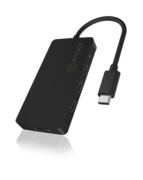 Raidsonic | 4-port hub with USB Type-C interface and PD port | IB-HUB1429-CPD