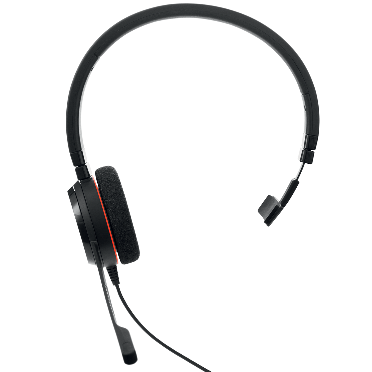 Jabra Evolve 20 MS Mono Laidinės ausinės, USB-A, Juoda