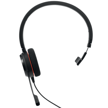 Jabra Evolve 20 MS Mono Laidinės ausinės, USB-A, Juoda