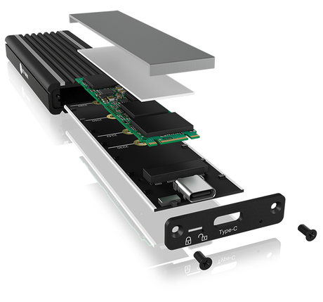 Raidsonic | Icy box | IB-1824ML-C31 Enclosure for 1x NVMe