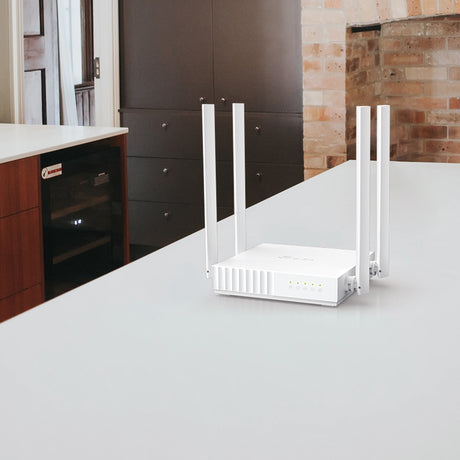 TP-LINK | Dual Band Router | Archer C24 | 802.11ac | 300+433 Mbit/s | 10/100 Mbit/s | Ethernet LAN (RJ-45) ports 4 | Mesh Support No | MU-MiMO Yes | No mobile broadband | Antenna type 4xFixed