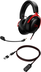 HyperX | Headset | Cloud III | Built-in microphone | 3.5 mm | Black/Red