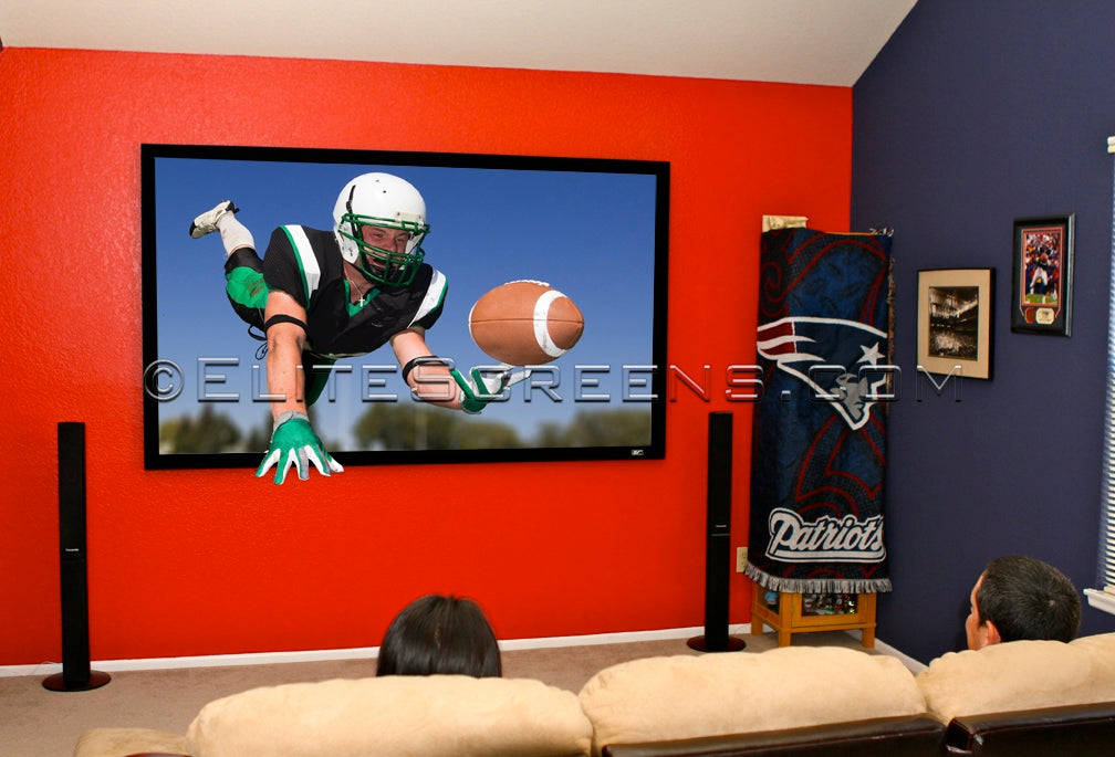 Elite Screens | SableFrame Series | ER100WH1 | Diagonal 100 " | 16:9 | Viewable screen width (W) 221 cm | Black