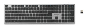 Kensington KB535 EQ Rechargeable Multi-Device Full Size Klaviatūra RF+BT, US, Space Grey
