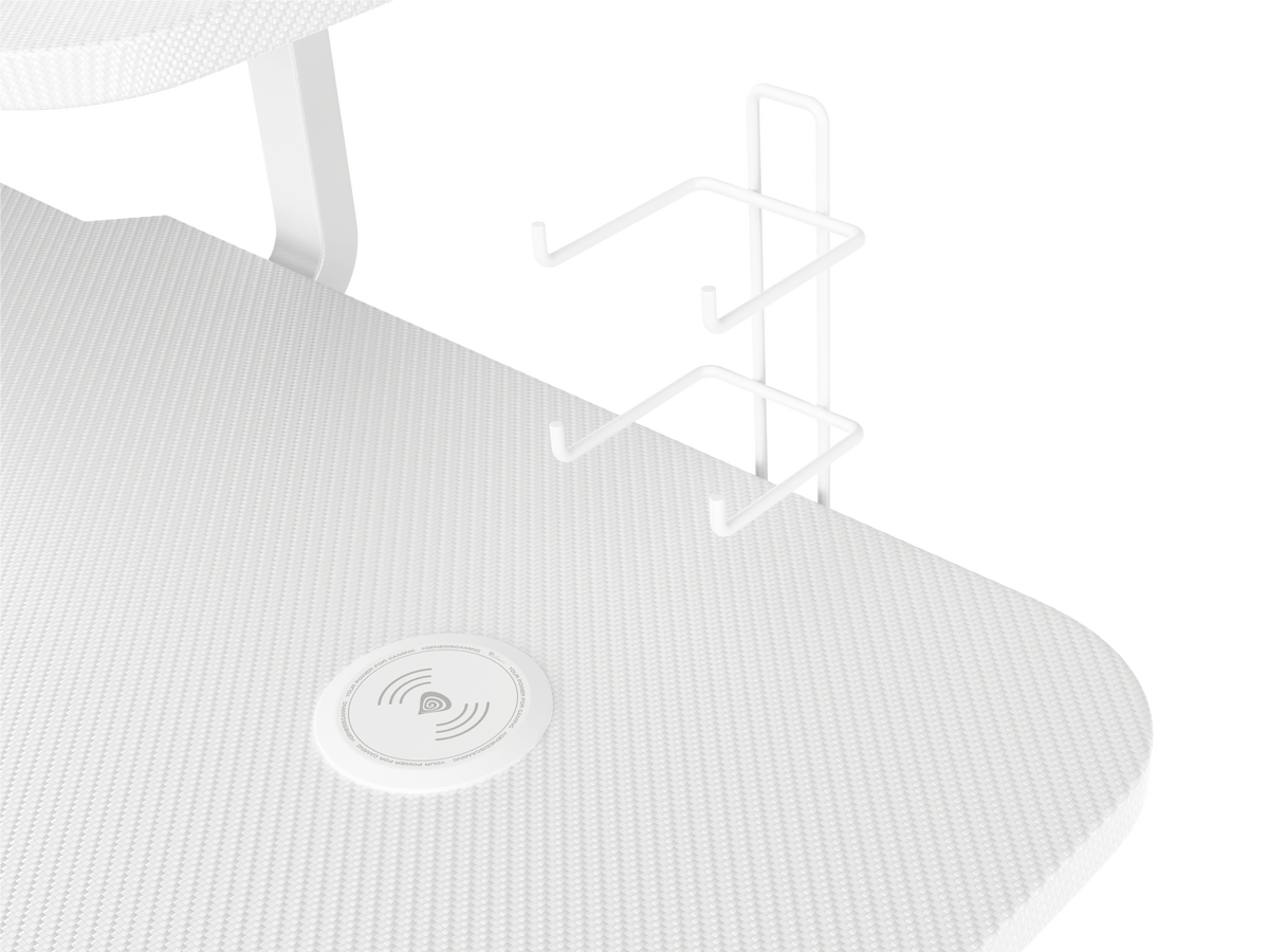 Genesis | Gaming Desk | Holm 320 RGB | White