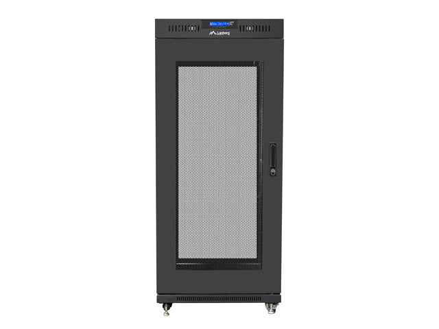 Lanberg | Rack cabinet 19" free-standing 27U/600x800 (flat pack) with mesh door, LCD | FF01-6827-23BL | Black