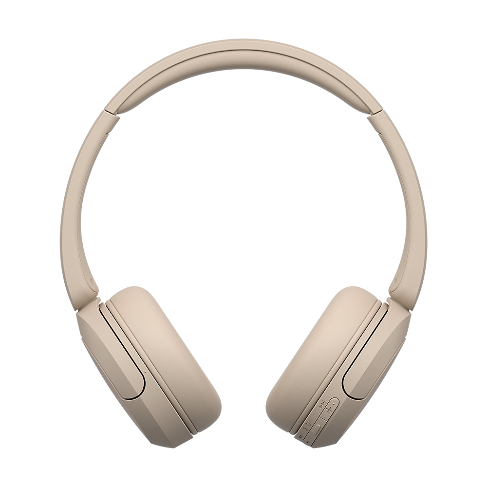 Sony | Wireless Headphones | WH-CH520 | Wireless | On-Ear | Microphone | Beige | Noise canceling | Wireless