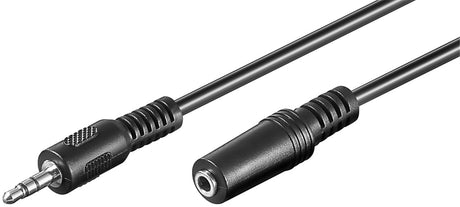 Goobay | Headphone and audio AUX extension cable; 3-pin 3.5 mm | 50090 | 5 m