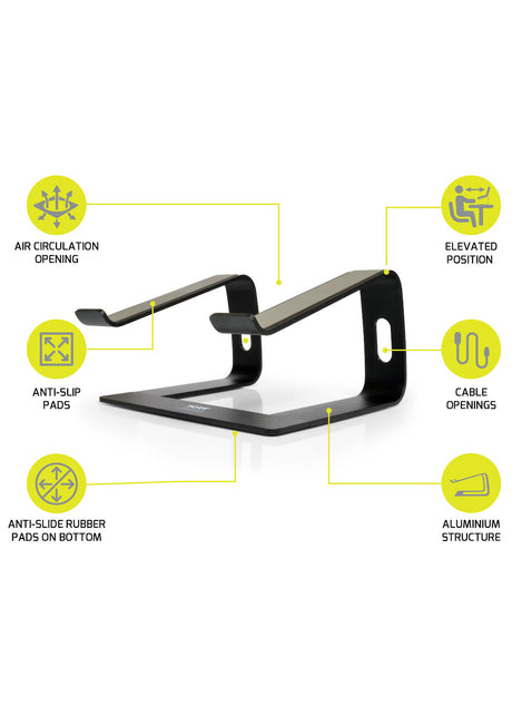PORT DESIGNS | Ergonomic Notebook stand | 901103 | Notebook Stand | Black