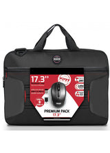 PORT DESIGNS | PREMIUM PACK 17.3 | Messenger - Briefcase | Black