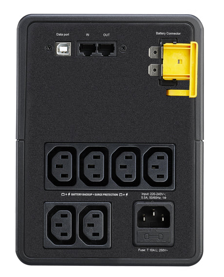 Schneider Electric APC Back-UPS, Tower, 6x IEC C13 sockets, AVR | BX1200MI | 1200 VA | 650 W | 230 V