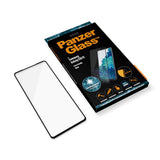 PanzerGlass | Samsung | Galaxy S20 FE CF | Glass | Black | Works with face recognition and is compatible with the in-screen fingerprint reader; Case Friendly | Clear Screen Protector