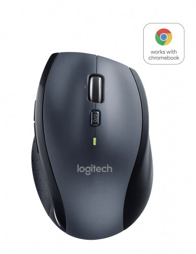 Logitech Marathon M705 Belaidė pelė, RF Wireless, 1000 DPI, Juoda/Pilka