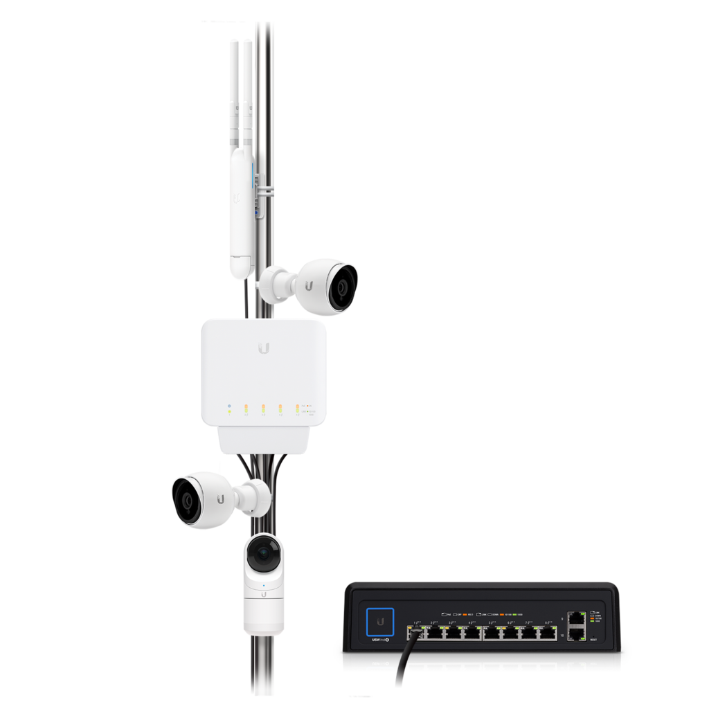 Ubiquiti USW-Flex Indoor/outdoor 5Port Poe Gigabit Switch with 802.3bt Input Power Support | Ubiquiti