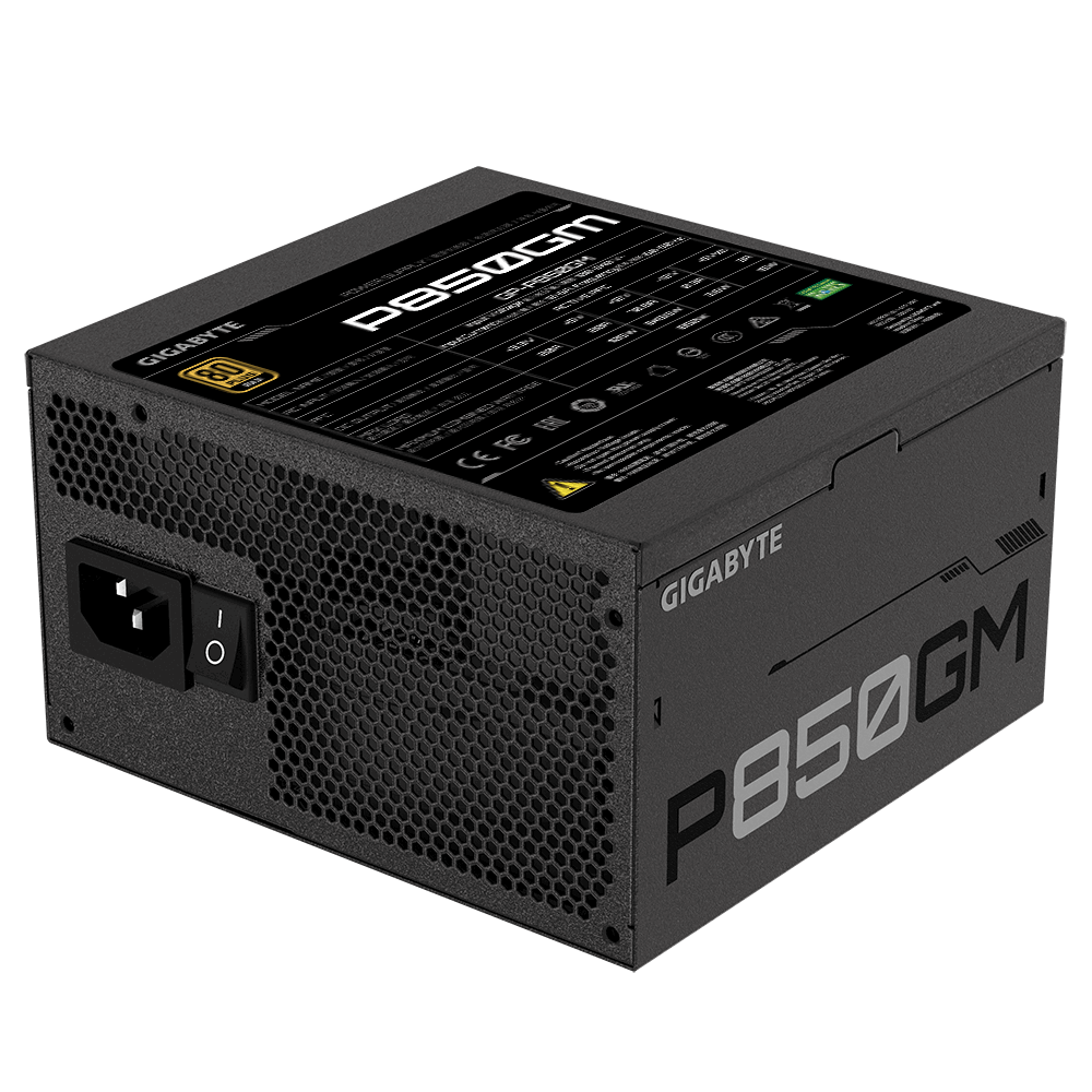 Gigabyte | Power Supply Unit | GP-P850GM | 850 W | 80 PLUS Gold