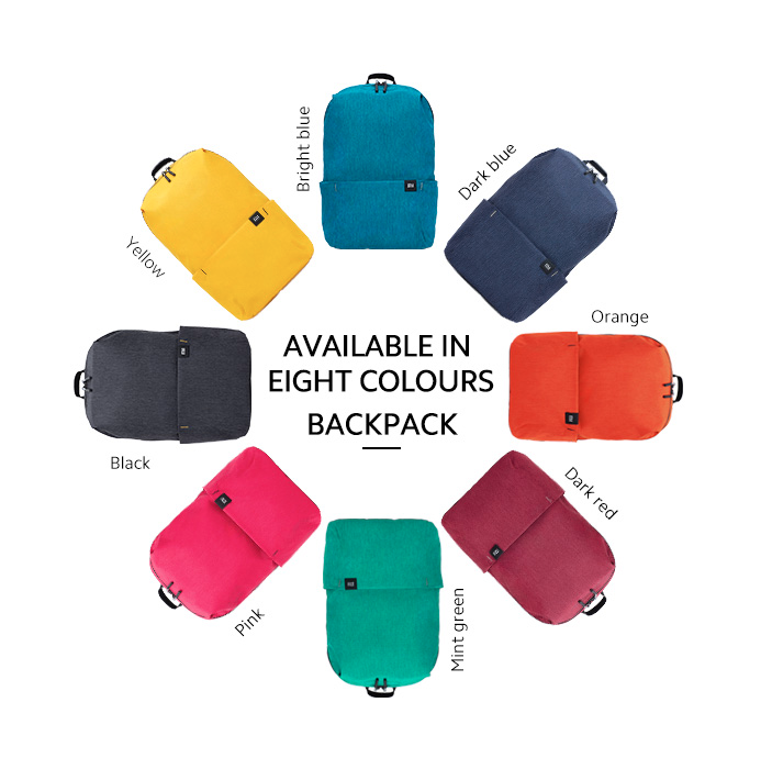 Xiaomi | Mi Casual Daypack | Backpack | Shoulder strap | Waterproof | Black
