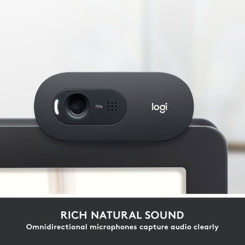 Logitech C505 HD Internetinė kamera HD 1280x720, USB, Graphite