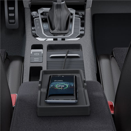 Goobay 60471 Wireless Vehicle Fast Charger 15 W, Black | Goobay