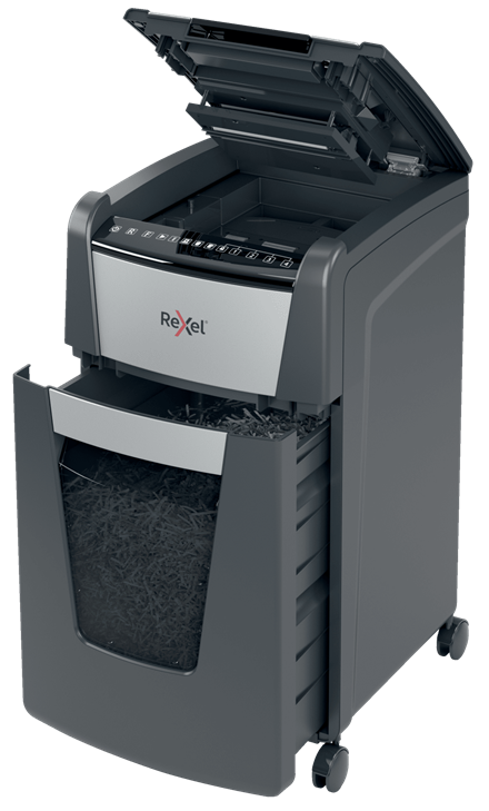 Rexel Optimum AutoFeed+ 300M Dokumentų naikiklis Micro-cut shredding 2x15 mm P-5 60L 55 dB