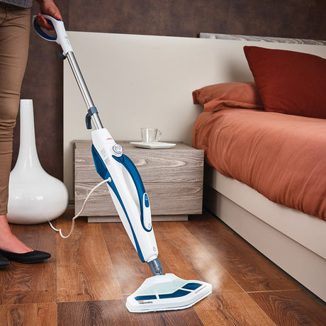 Polti | Steam mop | PTEU0296 Vaporetto SV460 Double | Power 1500 W | Steam pressure Not Applicable bar | Water tank capacity 0.3 L | White/Blue