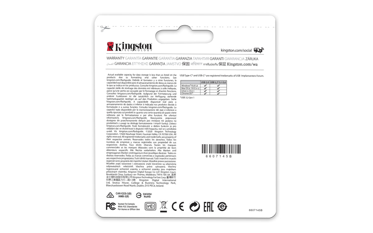 Kingston | DataTraveler | DT Micro Duo 3C | 128 GB | USB Type-C/Type-A | Purple