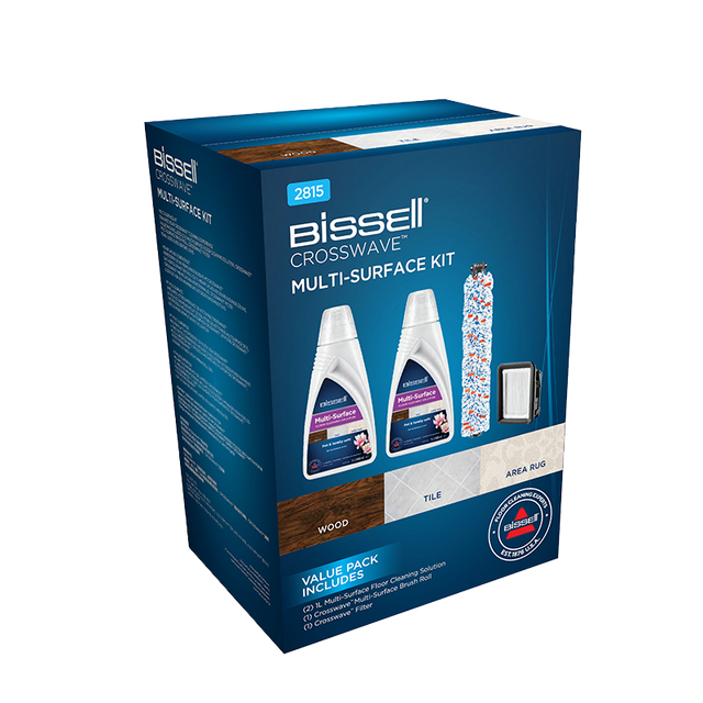 Bissell | Cleaning Pack | MultiSurface (2xDetergents+Brushroll+Filter)