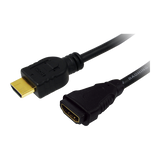 Logilink | HDMI Cable Type A Male - HDMI Type A Female | CH0056 | HDMI Type A Female | HDMI Type A Male | HDMI to HDMI | 2 m
