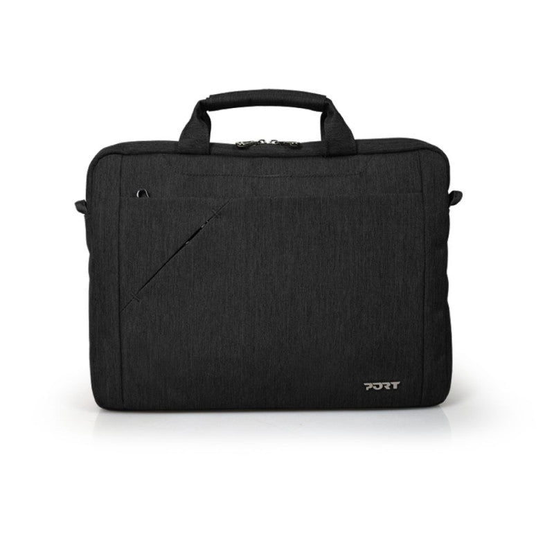 PORT DESIGNS | S13 Sydney ECO Case | Fits up to size 13/14 " | Top Loading | Shoulder strap | Black
