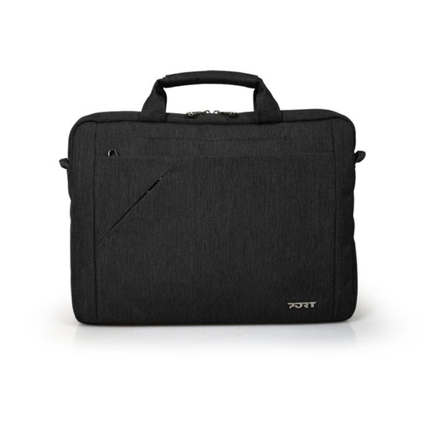 PORT DESIGNS | S13 Sydney ECO Case | Fits up to size 13/14 " | Top Loading | Shoulder strap | Black