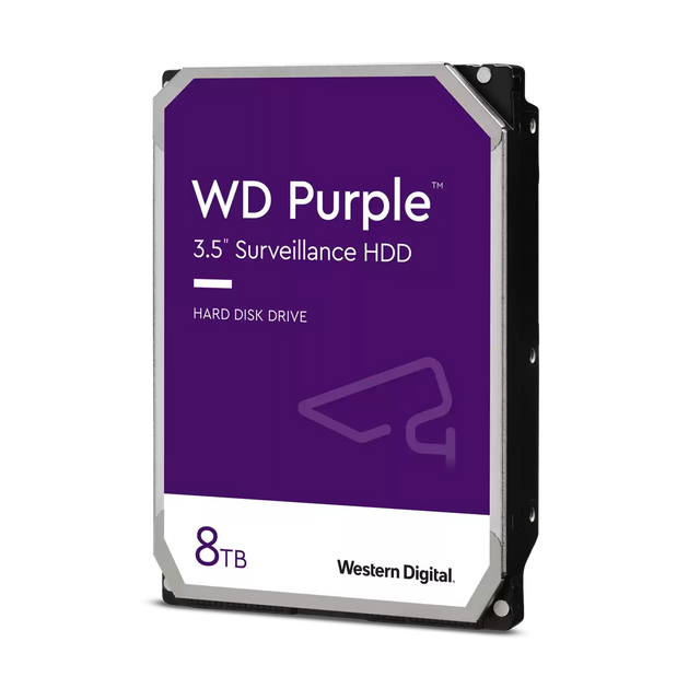 Western Digital Surveillance Hard Drive | Purple Surveillance WD85PURZ | 5640 RPM | 8000 GB