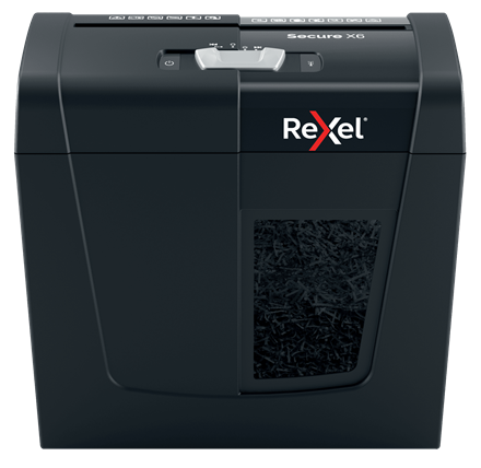 Dokumentų naikiklis Rexel Secure X6 Cross Cut Paper Shredder P4, 6 lapai, 10 L.