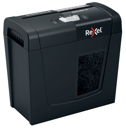 Dokumentų naikiklis Rexel Secure X6 Cross Cut Paper Shredder P4, 6 lapai, 10 L.
