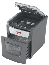 Rexel Optimum AutoFeed+ 50X Dokumentų naikiklis Cross cut shredding 4x28mm P-4 20L 55dB, Pilka/Juoda