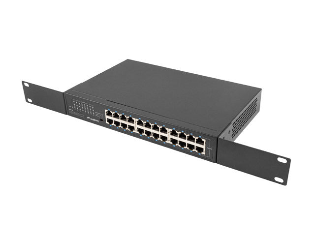 LANBERG switch rack 19inch 24-port 1GB