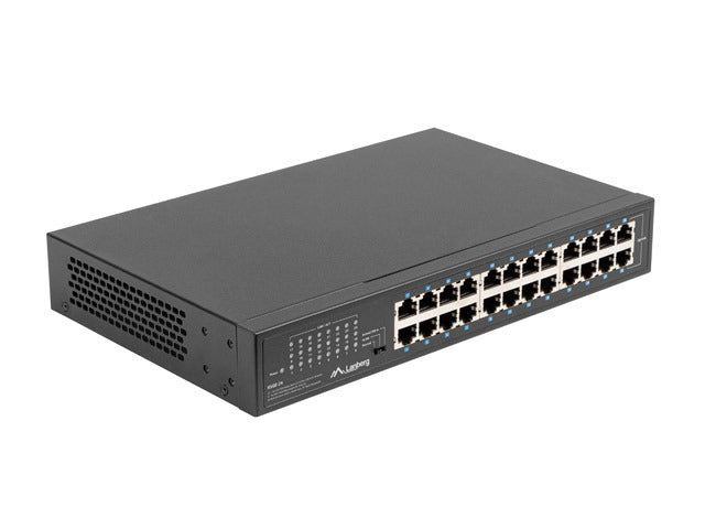 LANBERG switch rack 19inch 24-port 1GB