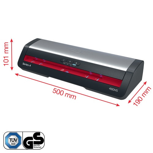 GBC 480HS Office Laminavimo aparatas A3, 800 mm/min, Juoda/Pilka