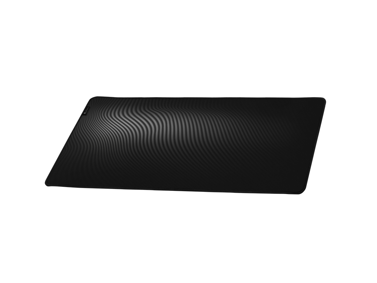 Genesis | Carbon 500 Ultra Wave | Mouse pad | 450 x 1100 x 2.5 mm | Black