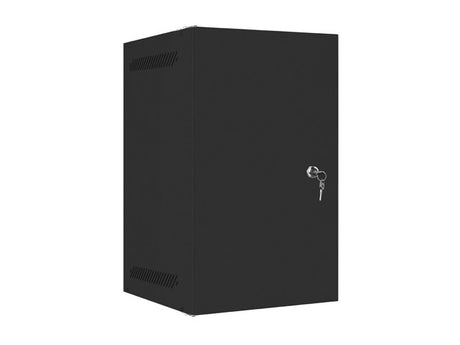 Lanberg | Rack cabinet 10" wall-mount 9U/280x310 for self-assembly with metal door (flat pack) | WF10-2309-00B | Black